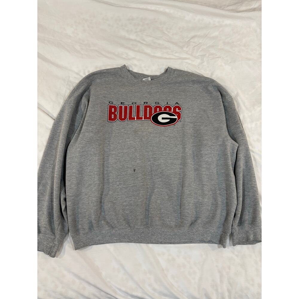 Georgia Bulldogs Pullover Sweatshirt Gildan Heavy Blend Size 2XL